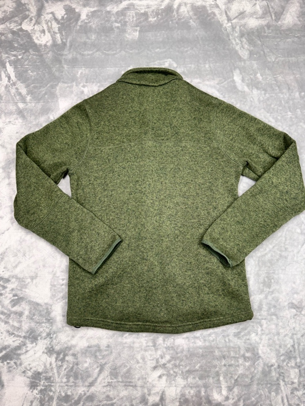 Avalanche Dark Green Zip-Up Sweater - Picture 8 of 10